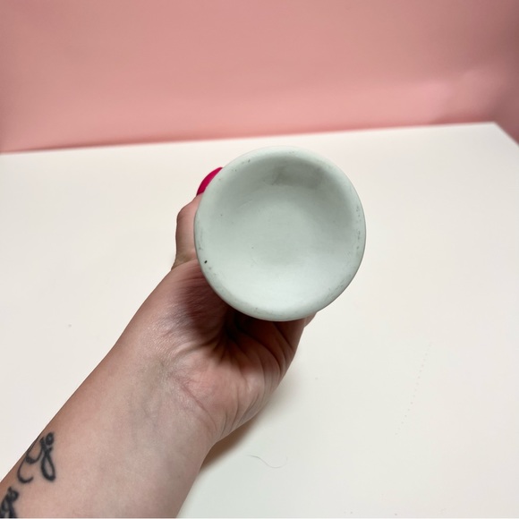 Vintage retro pastel floral rose vase - Picture 5 of 8